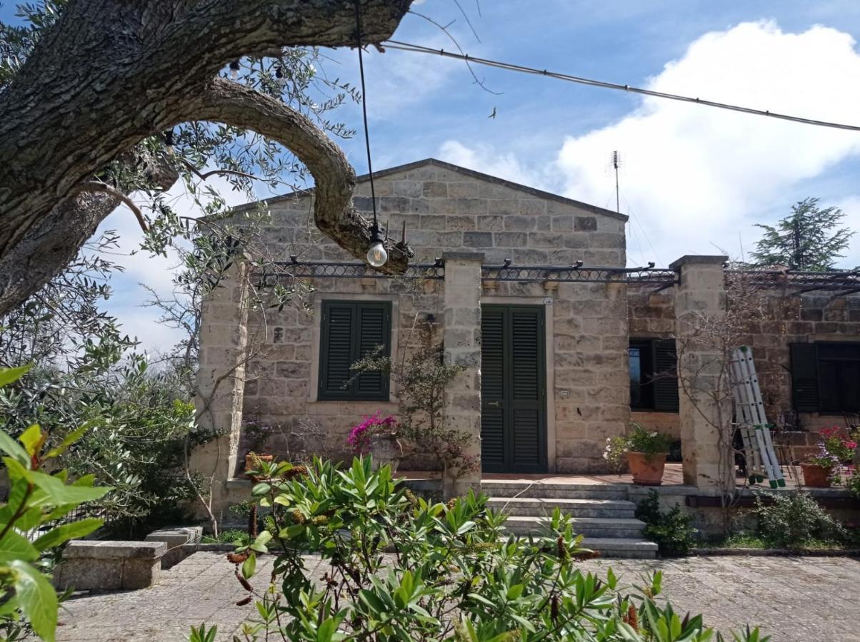Casa Ulmi Con Piscina Bed and Breakfast Uggiano La Chiesa Buitenkant foto