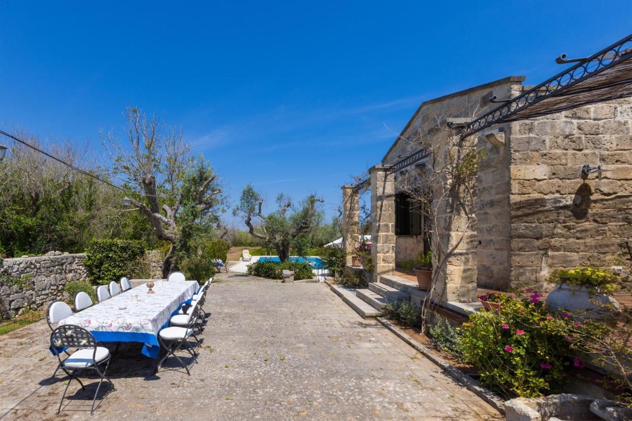Casa Ulmi Con Piscina Bed and Breakfast Uggiano La Chiesa Buitenkant foto